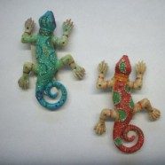 Magnete geko glitter