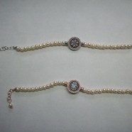 Bracciale perle con cammeo