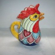 Brocca gallo piccolo di ceramica