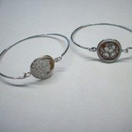 Bracciale in argento con centrale cammeo