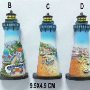 Magnete faro resina con veduta