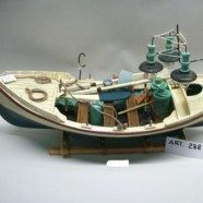Barca legno da pesca