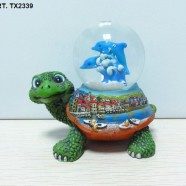 Tartaruga resina con bolla