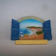 Magnete finestra con spiaggia